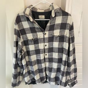 Marine Layer men’s Large flannel shirt with cotton lining